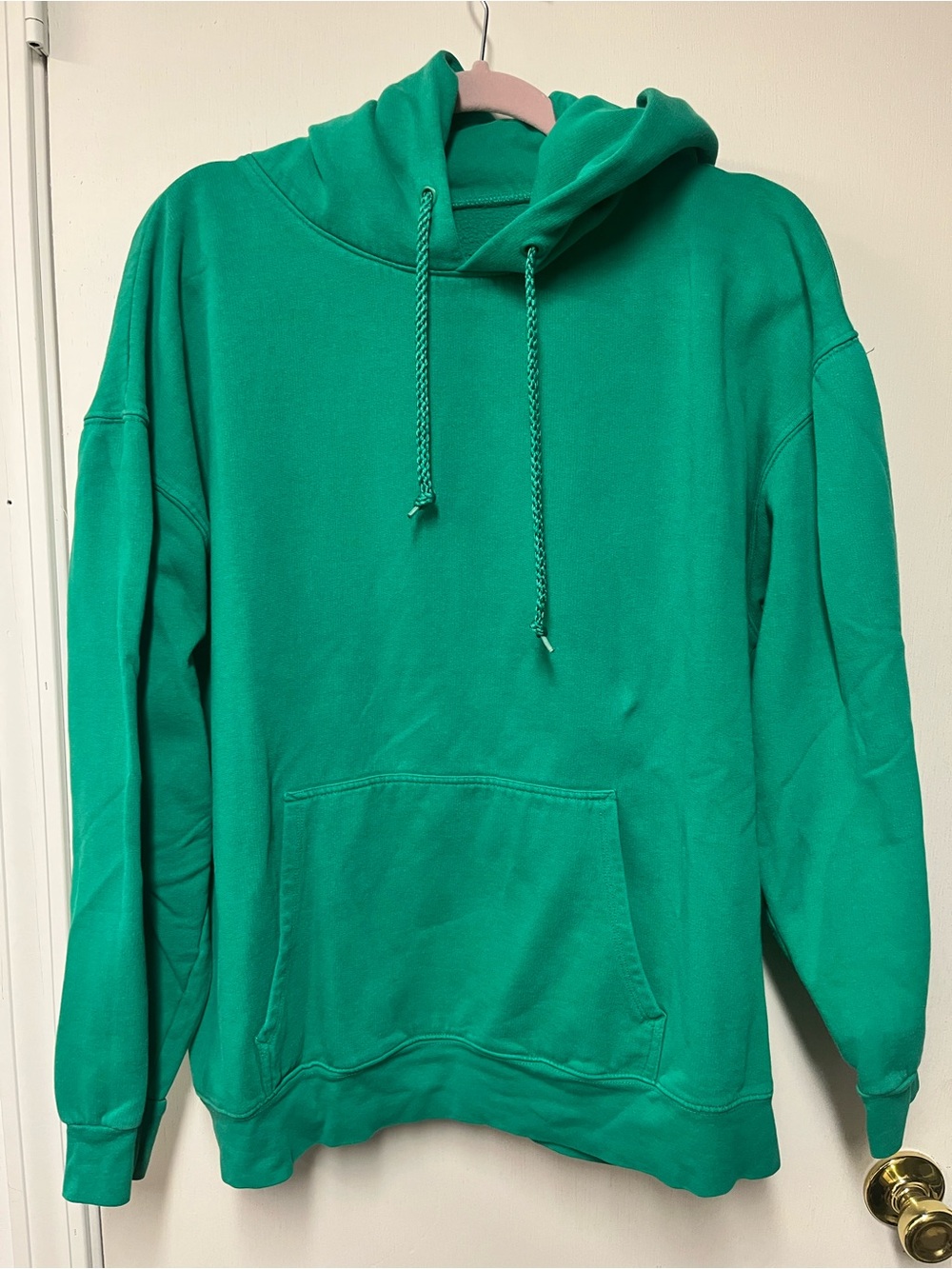 Hanes Bright Green Men's Hooded Sweatshirt